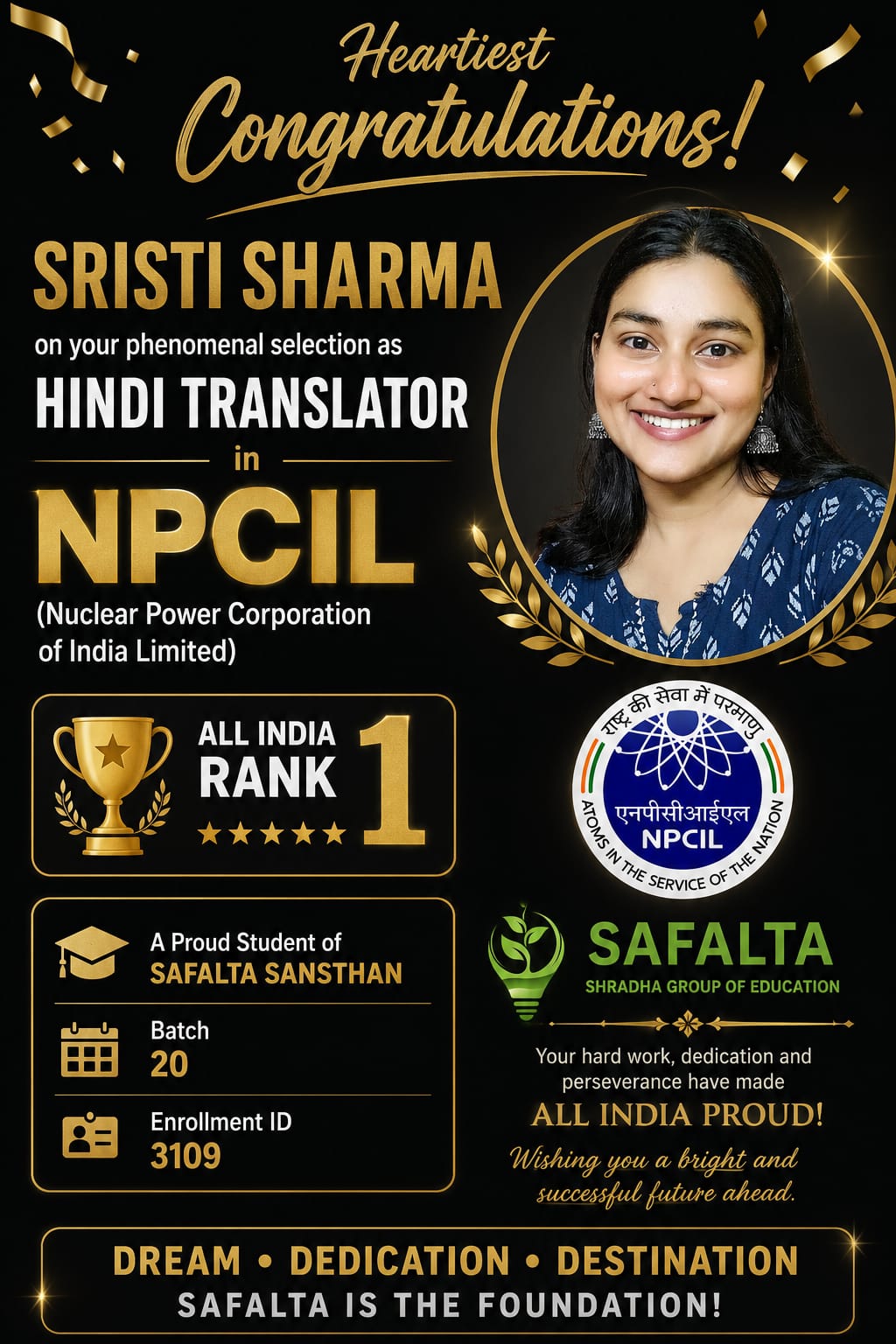 SRISTI SHARMA portrait