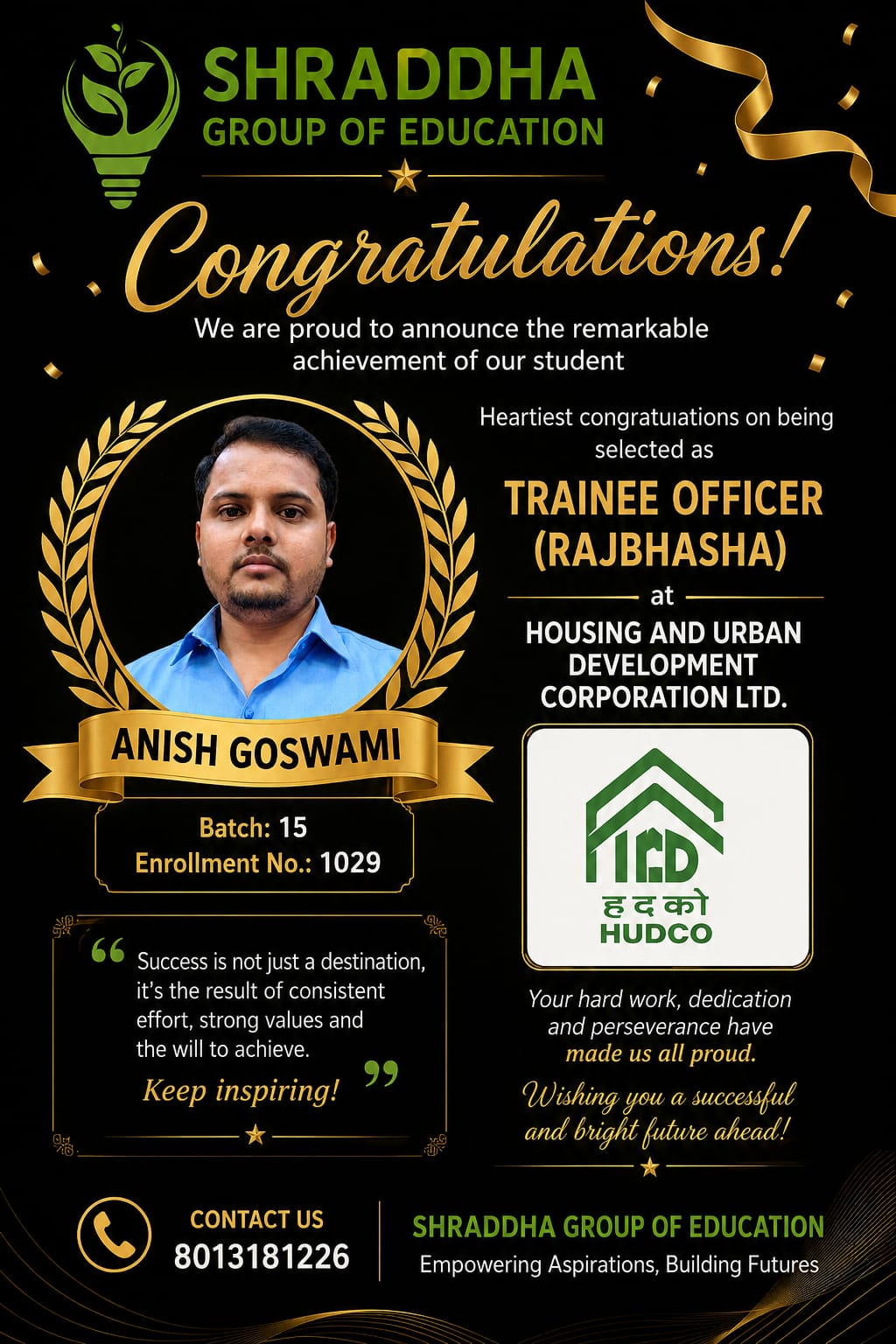 ANISH GOSWAMI portrait